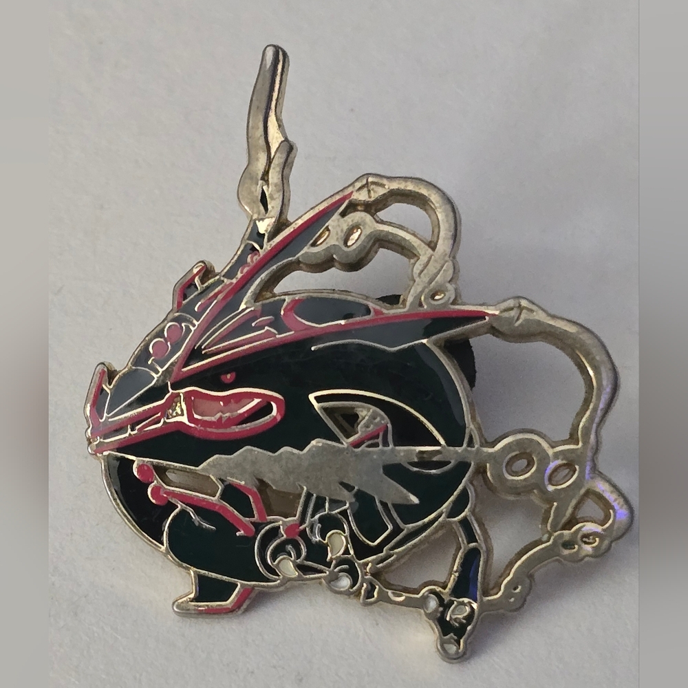 Rayquaza Shiny Pokemon Pin Badge Metal Mega Enamel 2015